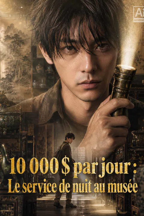 Affiche de 10 000 $ par jour : Le service de nuit au musée
