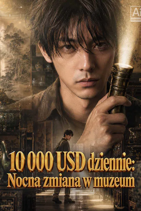 10 000 USD dziennie: Nocna zmiana w muzeum – plakat