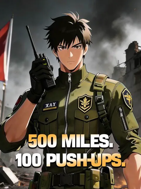 500 Miles. 100 Push-Ups. poster