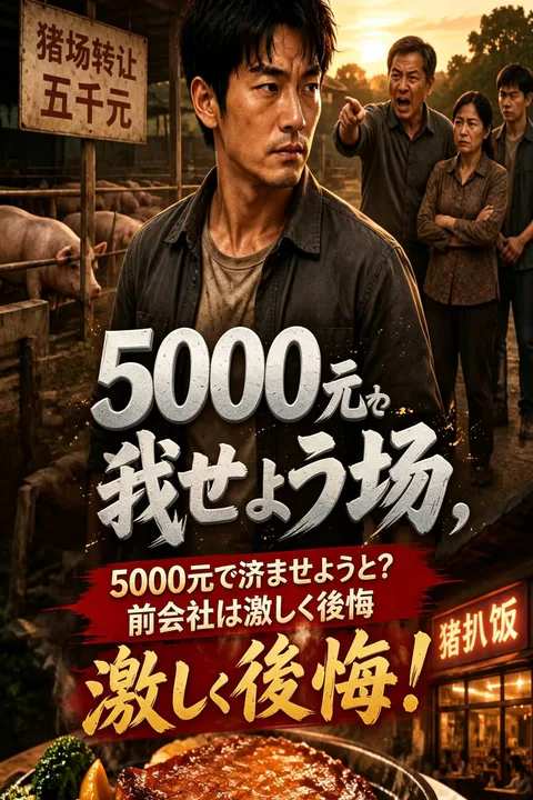 5000 元で済ませようと？前会社は激しく後悔のポスター