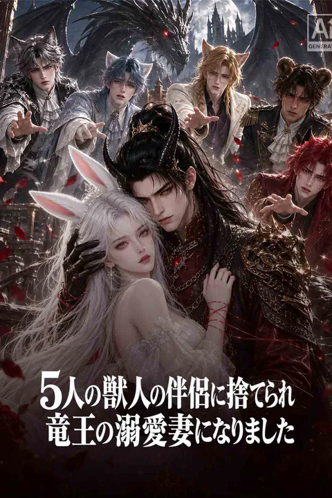 5人の獣人の伴侶に捨てられ 竜王の溺愛妻になりましたのポスター