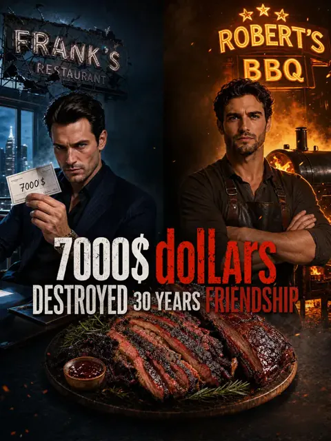 7000 dollars destroyed 30 years friendship poster