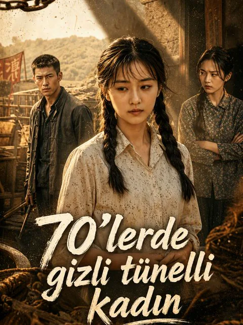 70'lerde gizli tünelli kadın afişi
