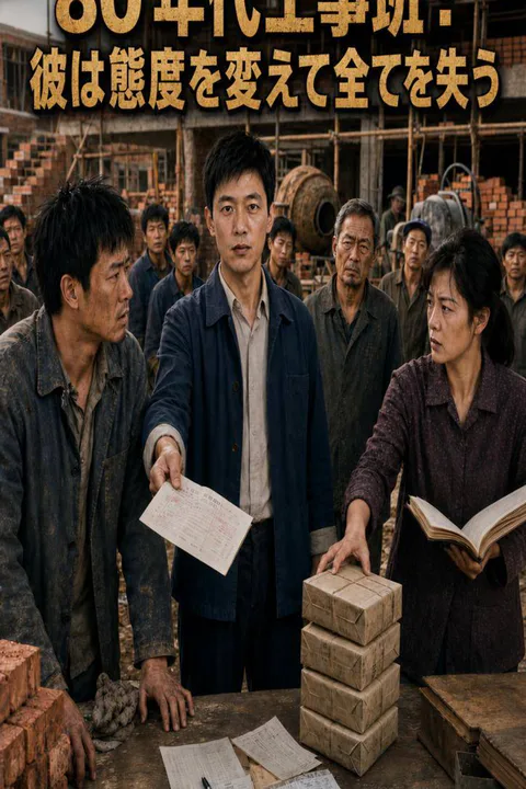 80 年代工事班：彼は態度を変えて全てを失うのポスター