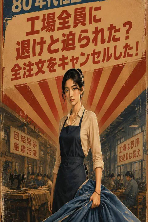 80 年代仕立て屋：工場全員に退けと迫られた？全注文をキャンセルした！のポスター