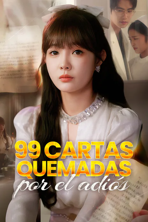 Póster de 99 cartas quemadas por el adiós