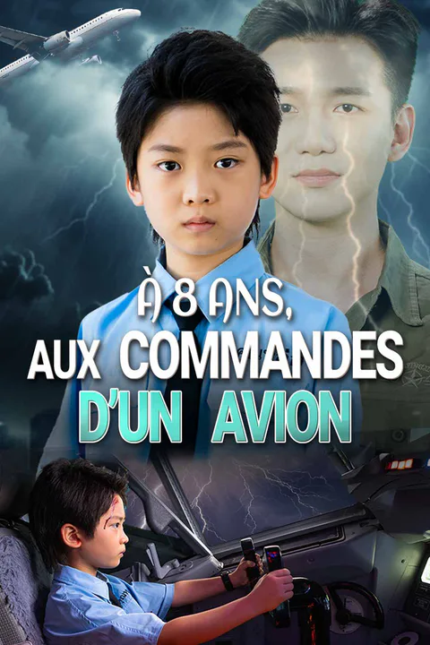 Affiche d’À 8 ans, aux commandes d’un avion