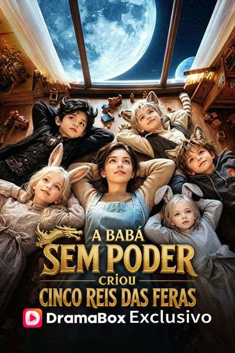 Pôster de A Babá Sem Poder Criou Cinco Reis Das Feras