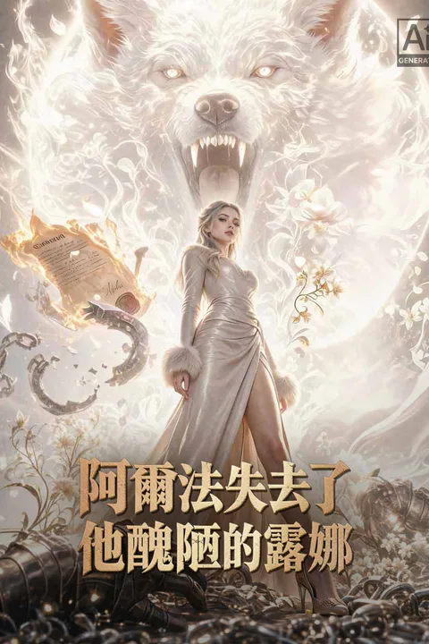 《阿爾法失去了他醜陋的露娜》海報