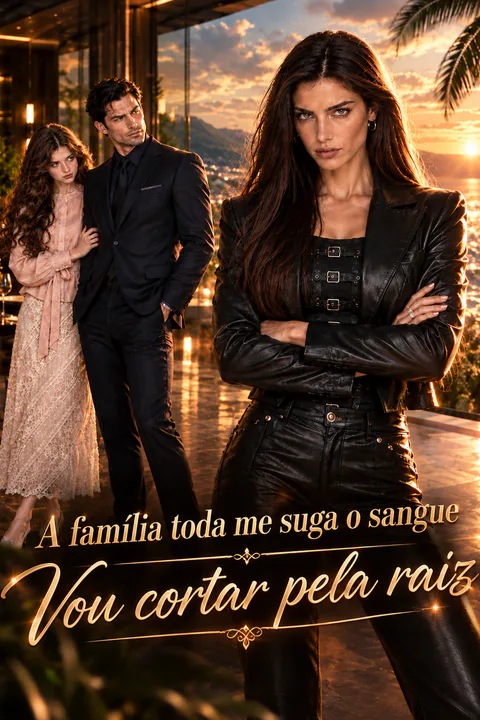 Pôster de A família toda me suga o sangue Vou cortar pela raiz.