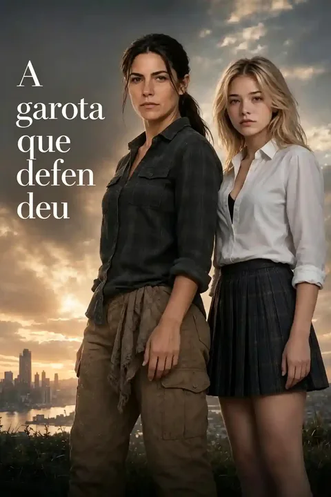 Pôster de A jovem que defendeu