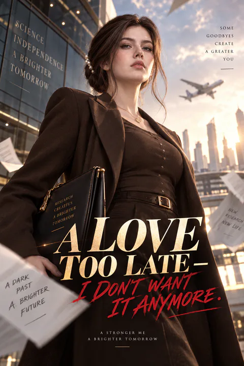 A LOVE TOO LATE — I DON’T WANT IT ANYMORE. poster