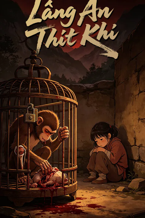 Pôster de A Vila que Come Macacos