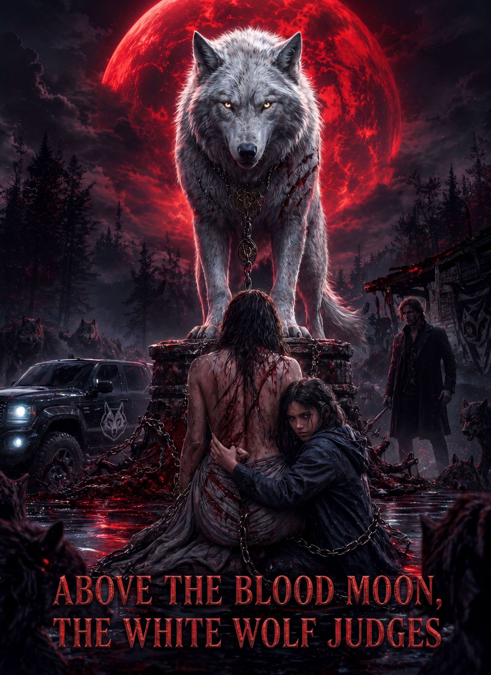 Above the Blood Moon,the White Wolf Judges poster