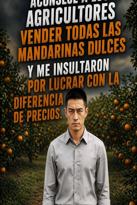 Pôster de Aconselhei os agricultores a vender todas as tangerinas açucaradas e fui xingado por lucrar com diferença de preço.