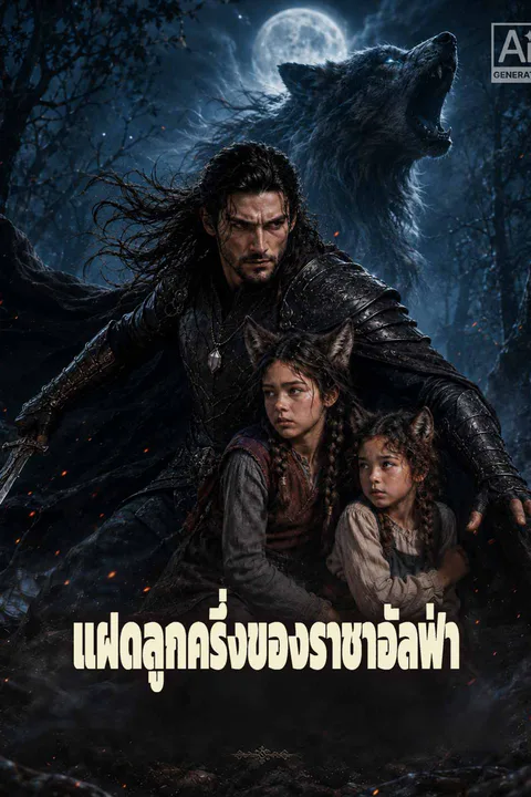โปสเตอร์ แฝดลูกครึ่งของราชาอัลฟ่า