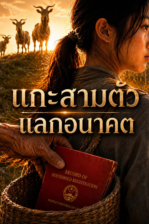 โปสเตอร์ แกะสามตัวแลกอนาคต