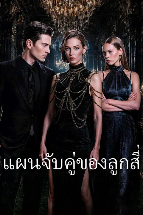 โปสเตอร์ แผนจับคู่ของลูกสี่