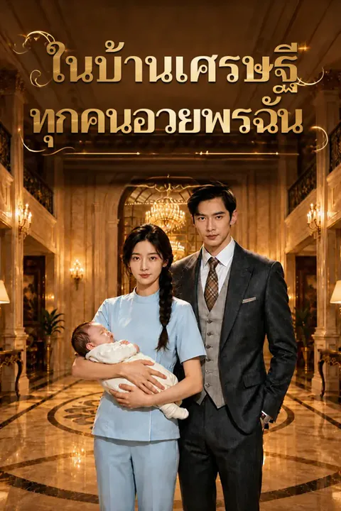 โปสเตอร์ ในบ้านเศรษฐี ทุกคนอวยพรฉัน