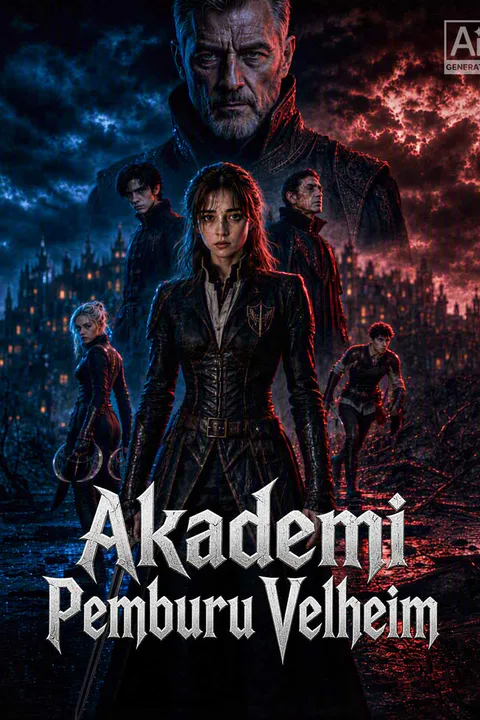 Poster Akademi Pemburu Velheim