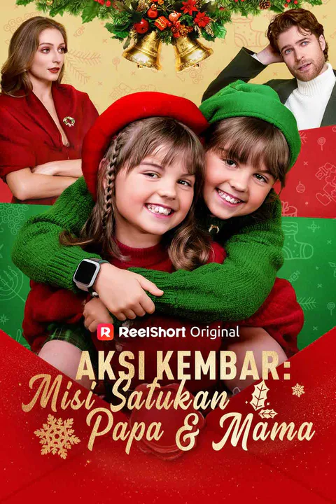 Poster Aksi Kembar: Misi Satukan Papa & Mama