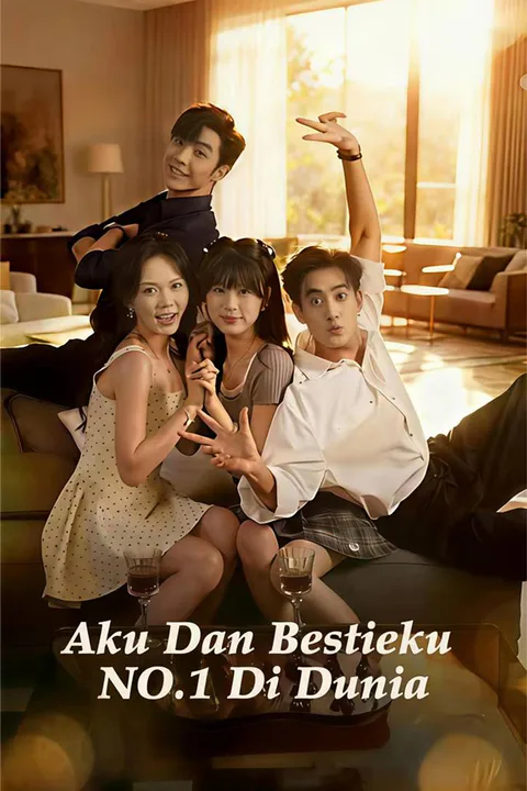 Poster Aku Dan Bestieku NO.1 Di Dunia