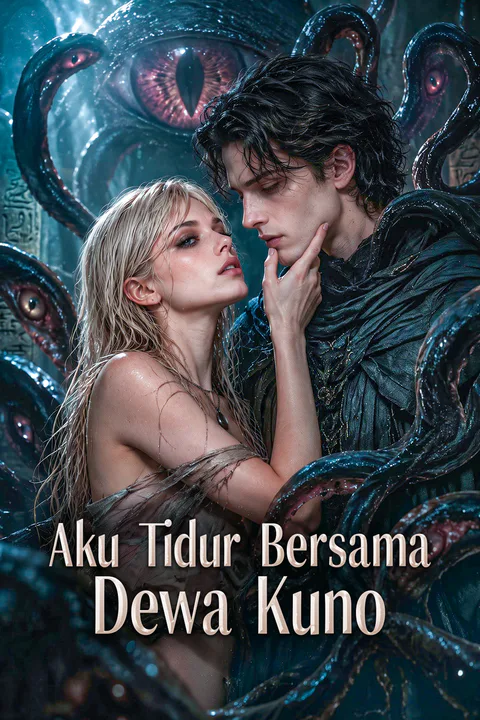 Poster Aku Tidur Bersama Dewa Kuno