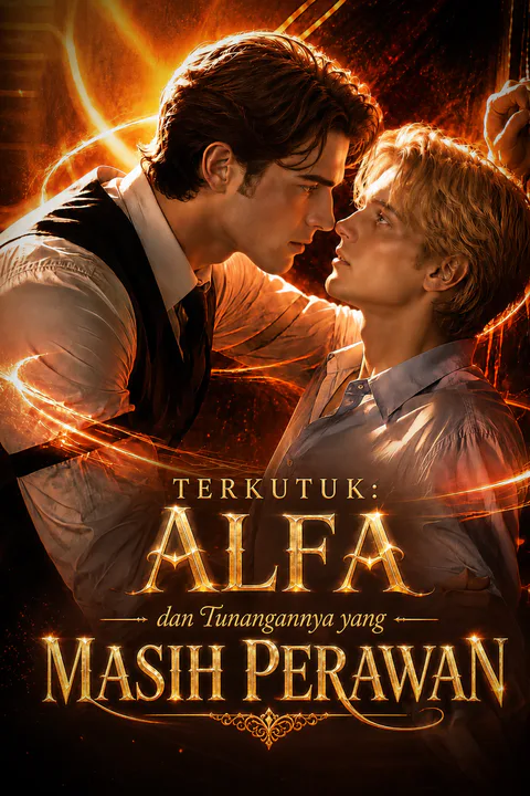 Poster Alpha Terkutuk dan Pengantin Prianya yang Perjaka