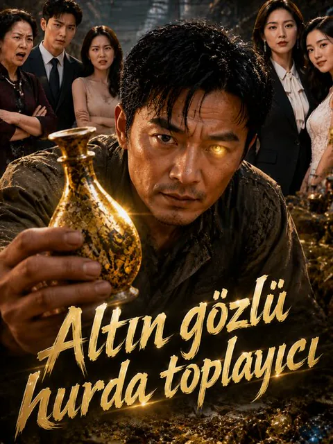 Altın gözlü hurda toplayıcı afişi