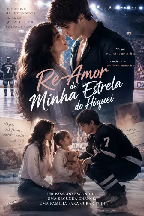 Pôster de Amor Renovado com Minha Estrela do Hóquei