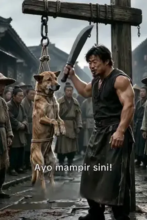 Poster Anjing suci turun ke dunia
