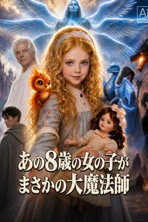 あの8歳の女の子がまさかの大魔法師のポスター