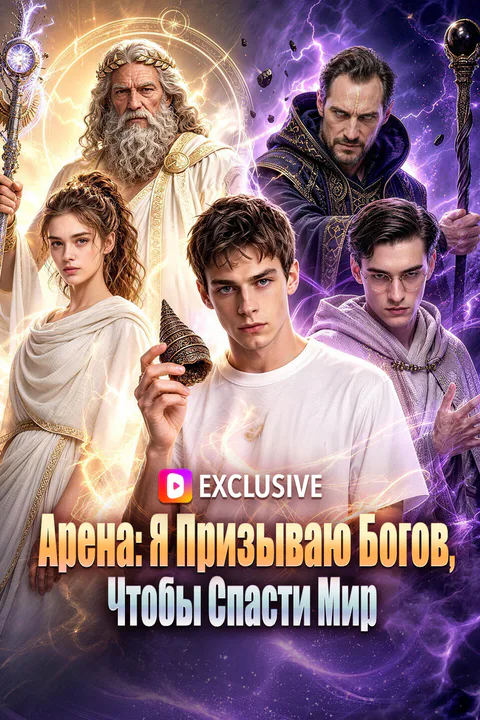 Постер «Арена: Я Призываю Богов, Чтобы Спасти Мир»