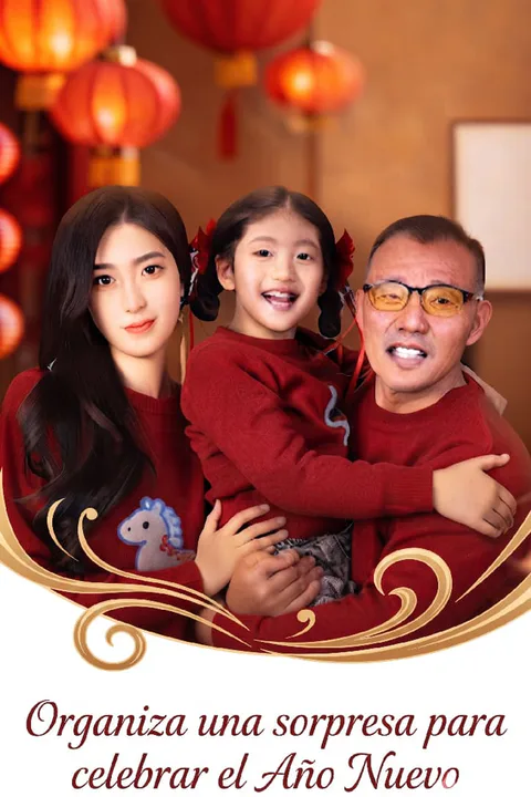 Arrange a surprise to celebrate the Chinese New Year poster