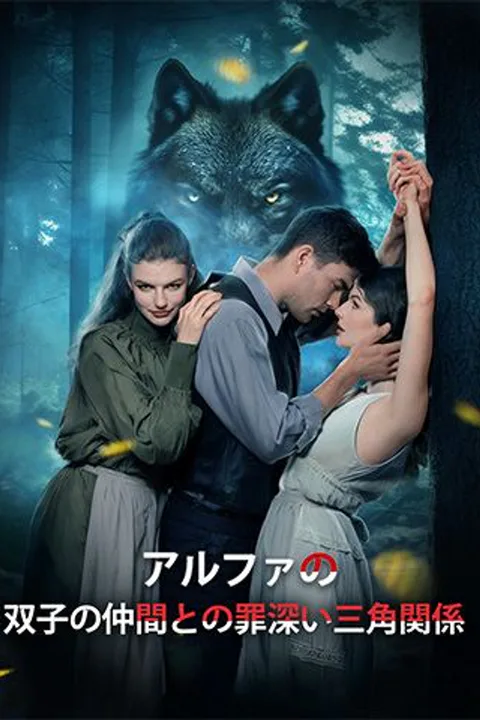 アルファの双子の仲間との罪深い三角関係のポスター
