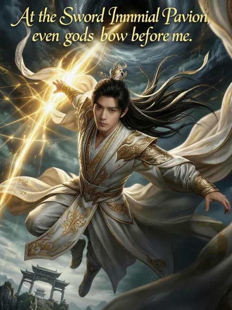 At the Sword Immortal Pavilion, even gods bow before me. poster