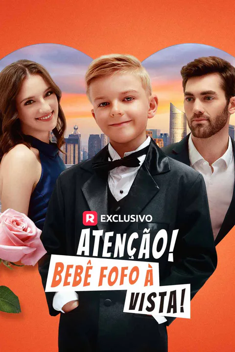 Pôster de Atenção! Bebê Fofo à Vista!