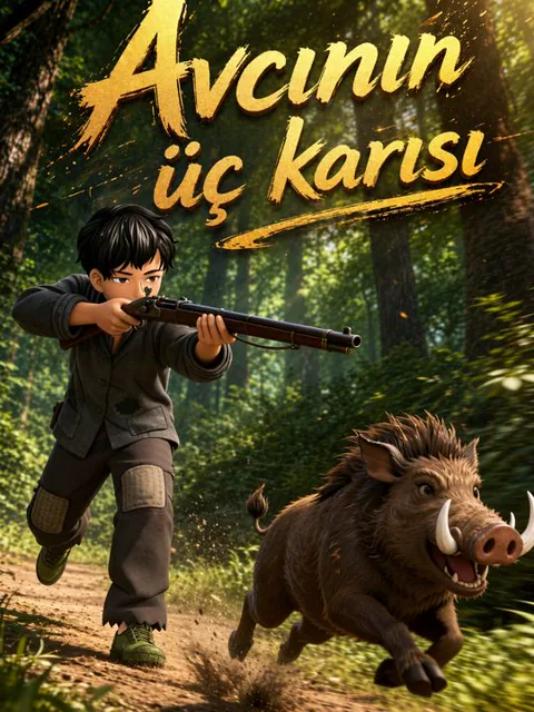 Avcının üç karısı afişi