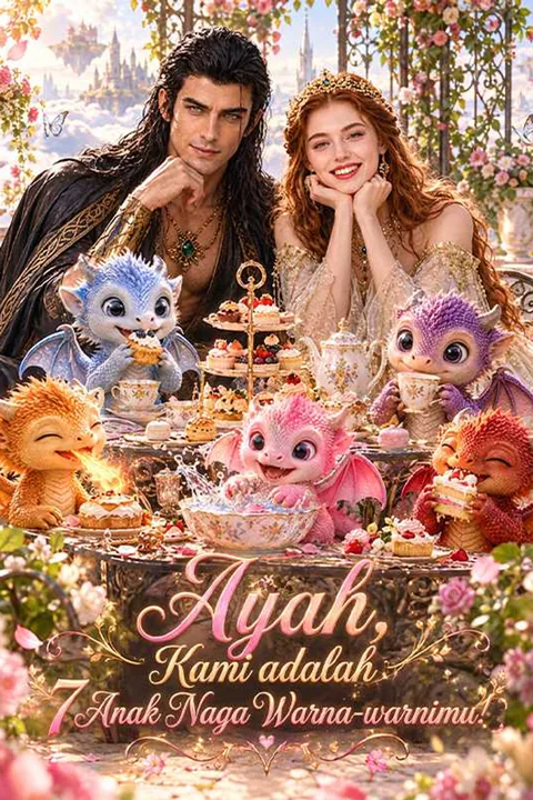 Poster Ayah, Kami adalah 7 Anak Naga Warna-warnimu!