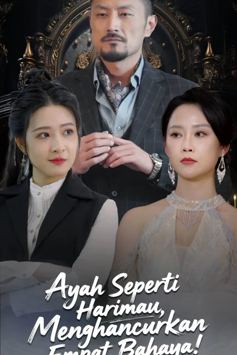 Poster Ayah Seperti Harimau, Menghancurkan Empat Bahaya!
