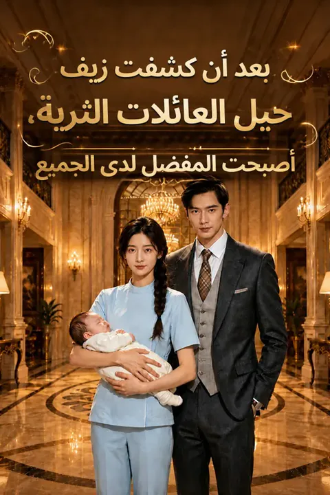 ملصق بعد أن كشفت زيف حيل العائلات الثرية، أصبحت المفضل لدى الجميع