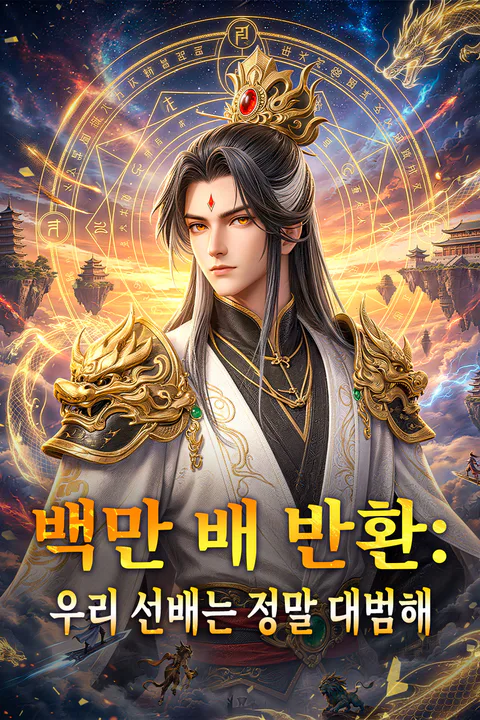 백만 배 반환: 우리 선배는 정말 대범해 포스터