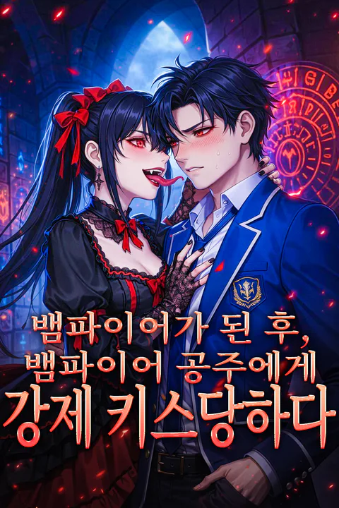 뱀파이어가 된 후, 뱀파이어 공주에게 강제 키스당하다 포스터