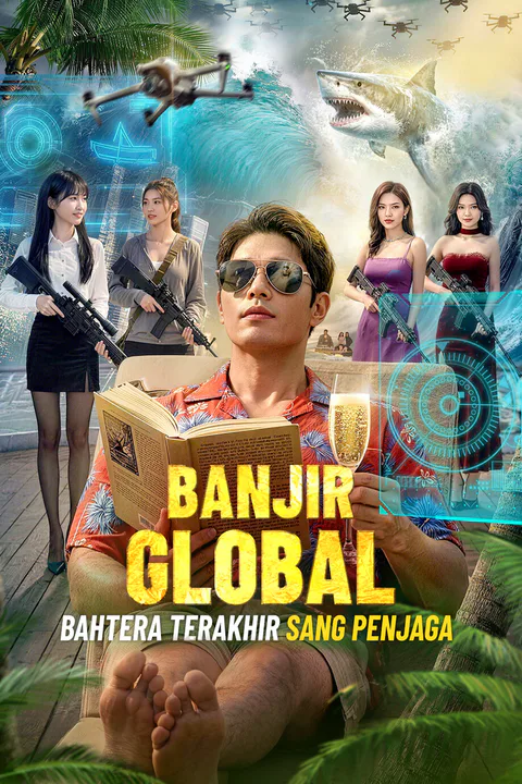 Poster Banjir Global: Bahtera Terakhir Sang Penjaga
