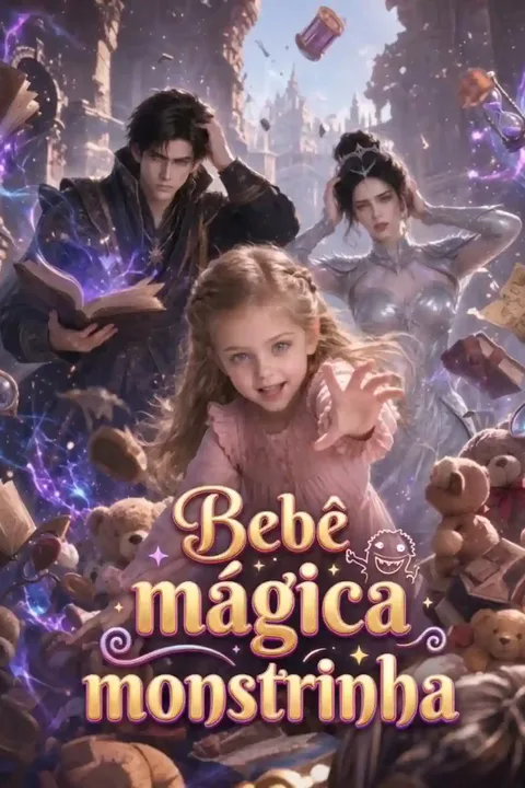 Pôster de Bebê mágica monstrinha