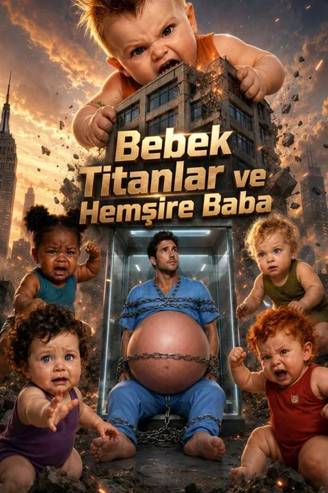 Bebek Titanlar ve Hemşire Baba afişi