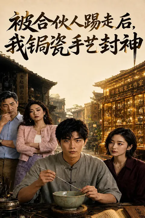 《被合伙人踢走后，我锔瓷手艺封神》海报