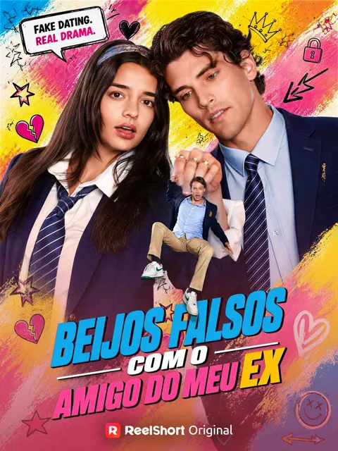 Pôster de Beijos Falsos com o Amigo do Meu Ex