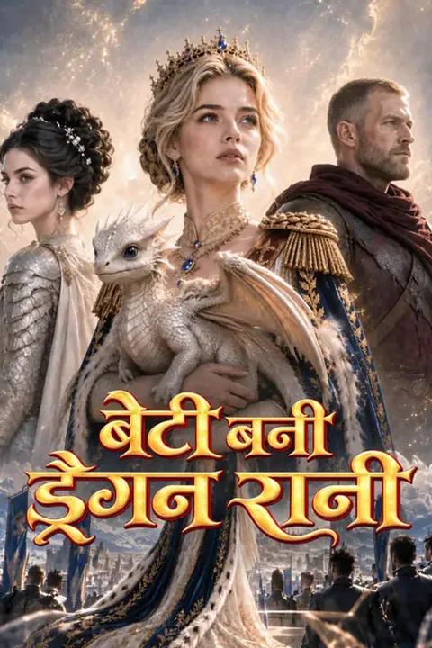 बेटी बनी ड्रैगन रानी का पोस्टर
