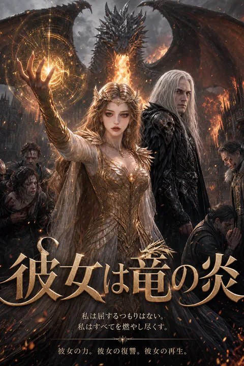 彼女は竜の炎のポスター